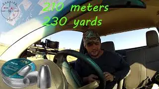 21gr 22 cal H&N Slug testing on 210m
