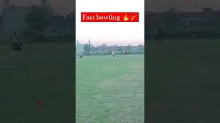 Cricket Fast Bowling 🔥🏏 #cricket #fastbowling #cricket #youtubeshorts #bowling #jaydevunadkat