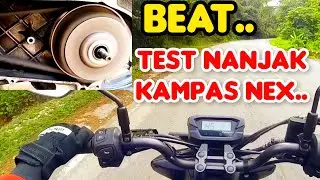 Test Nanjak...Kampas Ganda Nex Untuk Beat Deluxe 2021
