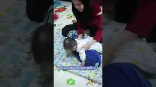 Stimulasi onggong-onggong bayi cepat merangkak #stimulasibayi #stimulasimerangkak #parentingtips