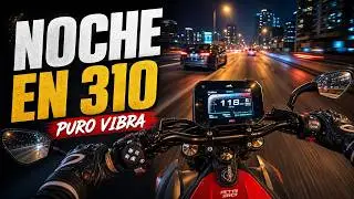 ¡Apache RTR 310 EN LA NOCHE | TÚNELES Y CARRETERAS!
