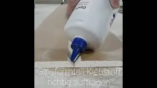 Gipsformteil-Klebstoff