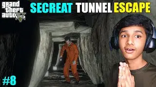 MICHAEL FIND A SECRET TUNNEL TO ESCAPE PRISON | GTA 5 GAMEPLAY #8