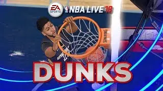 NBA Live 18 Dunks Compilation