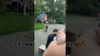 Firefighters in Germany work quickly🔥👍👍💪