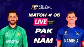 🔴 LIVE: PAK vs NAM | Pakistan vs Namibia Live Match Today | T20 World Cup 2026