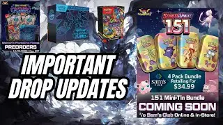 ОБНОВЛЕНИЯ! Набор из 151 мини-банки Pokémon Sam's Club + предзаказы на Phantasmal Flames из Walmart!