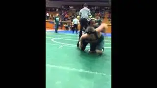 K.Greenwood (GWC) vs Bartholomew (Mogadore) round2 wrestling match