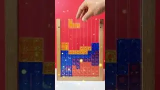 ASMR Happy Tetris Block Game | Relaxing Colorful Sounds