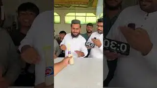 Drink milk bottle in 3 second. || Waqas Khalil || funny bottle game 