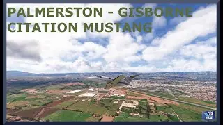 Palmerston (NZPM) to Gisborne (NZGS) | Cessna Citation Mustang | MSFS 2024