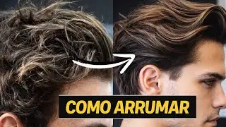 Como arrumar o cabelo masculino r&aacute;pido | Tutorial pr&aacute;tico com poucos produtos #modamasculina #glowup