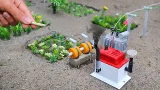 DIY mini powerfull two wheel motor water pump || science project @DIYVilla2025