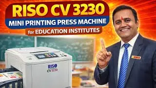 #riso  CV3230 Colour mini #printingpress machine Demo, संपूर्ण प्रात्यक्षिक मराठीमध्ये #duplicator