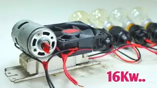 How To Make 16Kw 220V Free Energy Device With Big Magnet Generator New Electricity Idea
