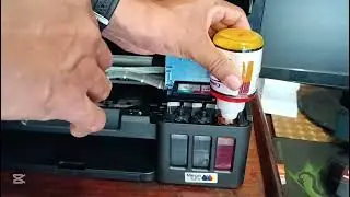 instalando Canon G3110 (Cartuchos, tinta e software)