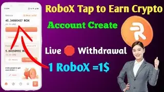 RoboX tap to earn crypto | New mining app | Free Crypto airdrop | RoboX account explain |