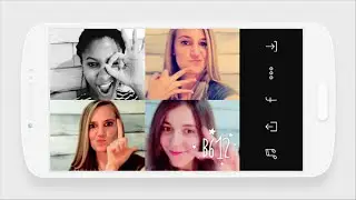 LINE - B612, Video collage selfie