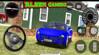 Blue Lamborghini Roars✂High-Octane Driving Adventure | Indian Cars Simulator 📍| Aleen Gamerz 🇧🇸