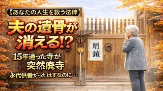 15年通った寺が突然廃寺に&hellip;遺骨はどうなる？永代供養の落とし穴【あなたの人生を救う法律】