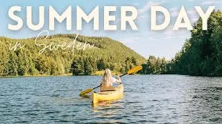 A Summer Day in Sweden - Kayaking & Hot Tub (VLOG 28)