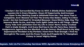 PRAYERS TO ATTRACT YOUR DESTINY HELPERS ||| APOSTLE DENIS AMOS EMOJONG.