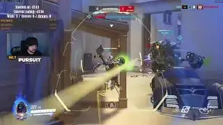 Overwatch Best Ana Pro mL7 Showing His Sick Positioning Skills