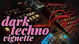 Dark Techno, Short Jam (no talking) &mdash; Edge, Hapax, Mavis, Volca Kick [DAWless]