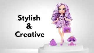 Rainbow High Violet Doll | Fashion, Slime Fun & Magical Yeti Pet