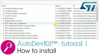 Part 1 - AutoDevKit&trade; detailed tutorial: how to install