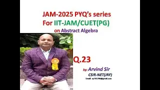 Jam PYQ | Q23 | Algebra | ASY Academy | Arvind Sir