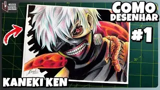 Como Desenhar o Kaneki Ken de Tokyo Ghoul Passo a Passo #1