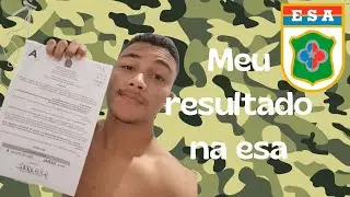 Meu resultado na ESA 2025!