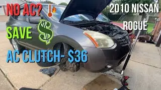 How to Replace AC COMPRESSOR CLUTCH on a 2010 Nissan Rogue for $40.00