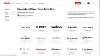 Manual upload activity data from Garmin Connect to Strava