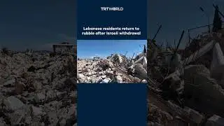 Lebanese return to ruins following partial Israeli withdrawal