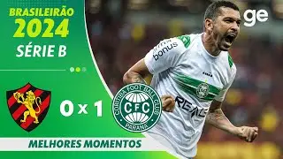 SPORT 0 X 1 CORITIBA |  | MELHORES MOMENTOS | 22&ordf; RODADA BRASILEIR&Atilde;O S&Eacute;RIE B 2024 | ge.globo