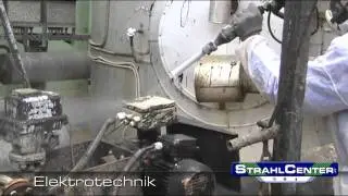 Trockeneis-Strahltechnik: Entfernung von Bitumen