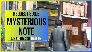 Like a Dragon Gaiden: Solve The Mysterious Note | Request Guide