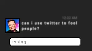 Secret Chat with Elon Musk regarding twitter