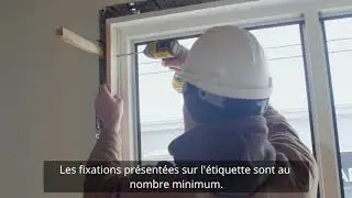 Installation d'une fenêtre oscillo-battante