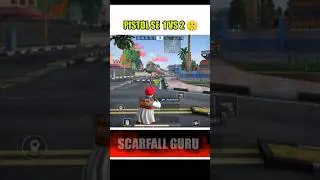 😎 Pistol se 1vs 2 Kar Diya 🤫#scarfall #gaming #scarfallgame #scarfall2022 #freefire #pubg