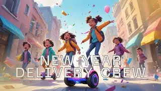 NEW YEAR DELIVERY CREW | Liric One Urban Kids | First Day Fun 🚀🎉