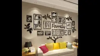 Unboxing Family Tree Photo Frame | Making Beautiful Wall Hanging Decor with My Family Photos