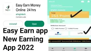 Easy Earn Money Online 24 hrs app se paise kaise kamaye.Easy Earn app ki puri jankari.