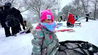 Jaycee Gardens Park Sledding, Tobogganing and Snow Tubing In St  Catharines VLOG