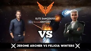 Elite Dangerous Odyssey Gameplay | Federal Corvette | Jerome Archer vs Felicia Winters | Powerplay