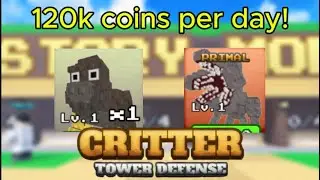 Best Method to Grind Coins in Critter TD SOLO!