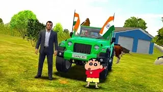 Modified mahindra Thar stunt- indian cars simulator ( Gadi wala) Android mobile game play - game2025