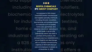 Biopol Chemicals Limited IPO